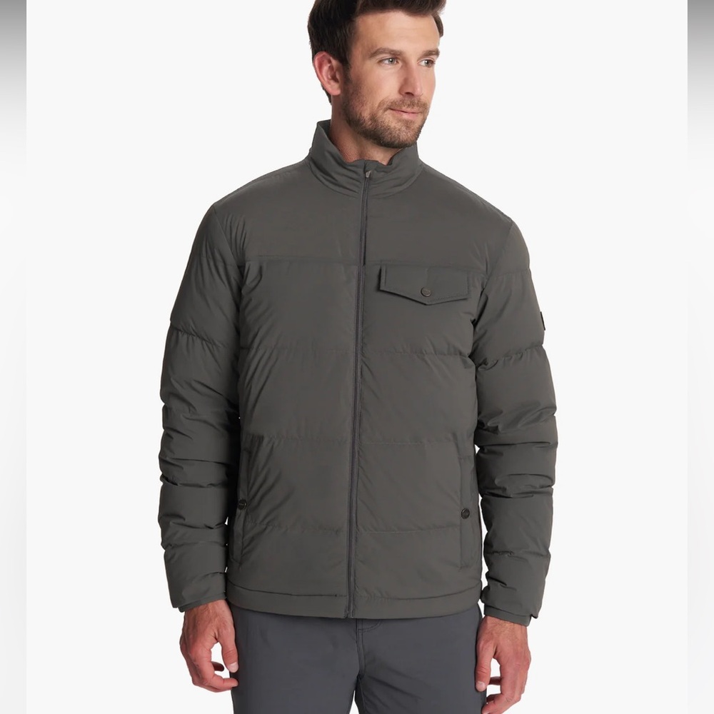 Vuori Men’s Meysan Down Jacket in Balsam, size L